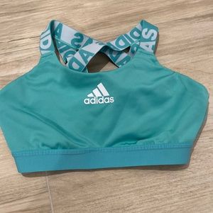 Adidas Sports Bra - Teal Color - Size S - High Support